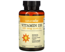 Vitamin D3 5000IU from Naturewise (120 caps)