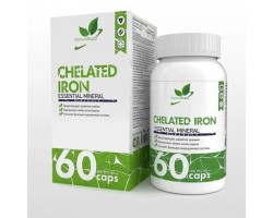NaturalSupp Chelated Iron (Хелат Железа), 25 мг/капс. 60 капс.