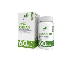 NaturalSupp Zinc Chelate (Цинк хелат), 25 мг, 60 капс.