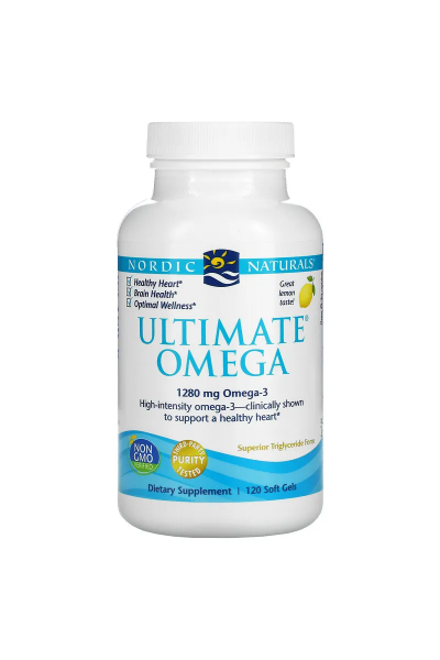 Nordic Naturals Omega-3 (Омега 3), лимон, 1280 мг, 60 капс Nordic Naturals Omega-3 (Омега 3), лимон, 1280 мг, 60 капс
