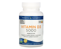 Nordic Naturals Vitamin D3 5000 IU (Витамин Д3), 120 капс 