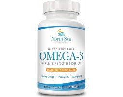 North Sea Supplements Omega-3 (Омега 3), 900EPA/600DHA, 90 капсул
