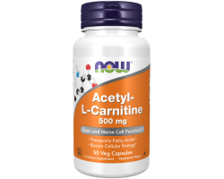 Л-Карнитин Now Foods Acetyl L-Carnitine , 500 мг,  50 капс.