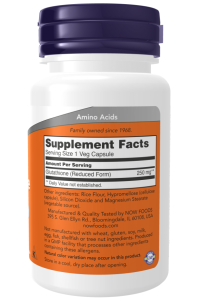 Глутатион Now Foods Glutathione 250 мг, 60 капс. Глутатион Now Foods Glutathione 250 мг, 60 капс.
