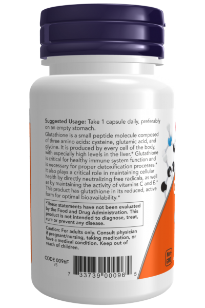 Глутатион Now Foods Glutathione 250 мг, 60 капс. Глутатион Now Foods Glutathione 250 мг, 60 капс.