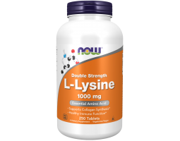 Лизин Now Foods L-lysine, 1000 мг, 250 табл.