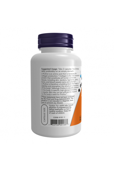 Л-Пролин Now Foods L-Proline, 120 капс. Л-Пролин Now Foods L-Proline, 120 капс.