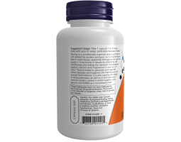 Таурин Now Foods Taurine, 500 мг, 100 капс.-foto3