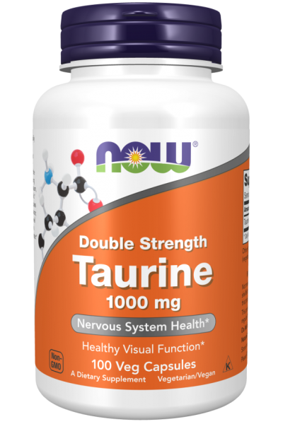 Таурин Now Foods Taurine, 1000 мг, 100 капс.