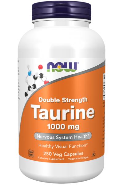 Таурин Now Foods Taurine, 1000 мг, 250 капс.