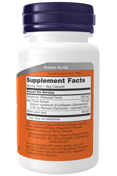 Глутатион Now Foods Glutathione 500 мг, 30 капс. Глутатион Now Foods Glutathione 500 мг, 30 капс.