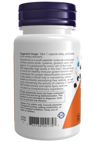 Глутатион Now Foods Glutathione 500 мг, 30 капс. Глутатион Now Foods Glutathione 500 мг, 30 капс.