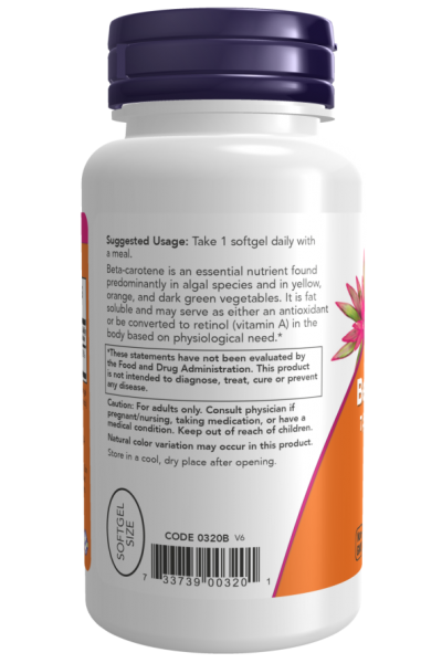 Бета Каротин Now Foods Beta Carotene, 90 капс. Бета Каротин Now Foods Beta Carotene, 90 капс.