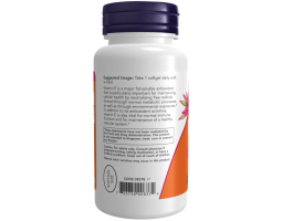 Витамин Е-400 Now Foods Vitamin E-400 D-alpha Tocopherol, 100 капс.-foto3