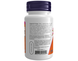 Now Foods MK-7 Vitamin K-2, 60 капс.-foto3