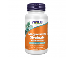 Магний Глицинат с биоперином Now Foods Magnesium Glycinate with Bioperine, 60 капс. Магний Глицинат с биоперином Now Foods Magnesium Glycinate with Bioperine, 60 капс.