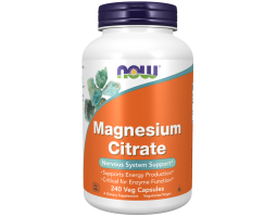 Магний Цитрат Now Foods Magnesium Citrate, 240 капс.