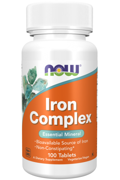 Железо Now Foods Iron Complex, 100 табл.