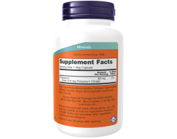 Калий Цитрат Now Foods Potassium Citrate 99 мг/таб, 180 капс.-foto2