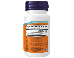 Цинк Пиколинат Now Foods Zinc Picolinate 50 мг, 60 капс.-foto2