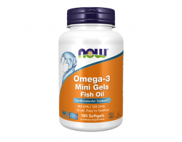 Омега-3 Now Foods Omega-3 Mini Gels 30%, 180 капс. Омега-3 Now Foods Omega-3 Mini Gels 30%, 180 капс.