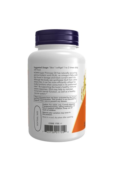 Масло примулы вечерней Now Foods  Super Primrose, 60 капс.