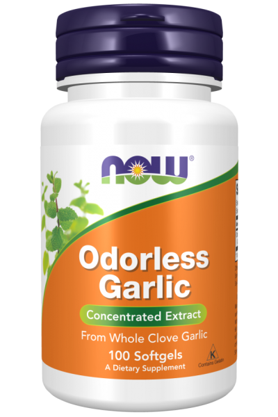 Экстракт Чеснока Now Foods Odorless Garlic, 100 капс.