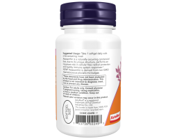 Астаксантин Now Foods Astaxanthin, 10 мг, 60 капс.-foto3