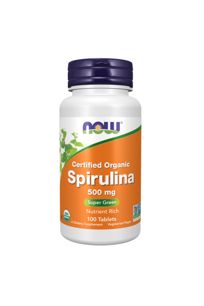 Спирулина Now Foods Org Spirulina, 100 табл.