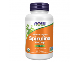 Спирулина Now Foods Spirulina Double Strength, 120 табл.
