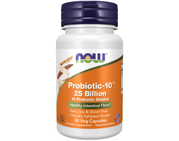 Пробиотик Now Foods Probiotic-10 Bifido Boost 25 Billion, 30 капс.
