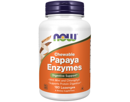 Папаин Now Foods Papaya Enzyme Chewable, 180 табл.