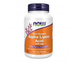 Альфа-липоевая кислота Now Foods Alpha Lipoic Acid, 600 мг, 120 капс. 