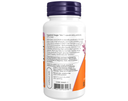 Альфа-липоевая кислота Now Foods Alpha Lipoic Acid, 600 мг, 60 капс. -foto3