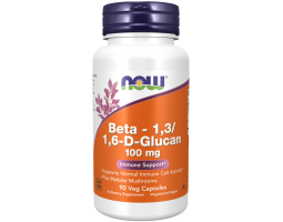 Бета Глюкан Now Foods Beta 1,3/1,6-D- Glucan, 90 капс.