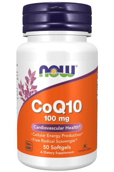 Коэнзим Q10 Now Foods CoQ10, 100 мг, 50 капс.