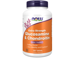 Экстра Глюкозамин & Хондроитин Now Foods Glucosamine & Chondroitin 2X, 120 табл.