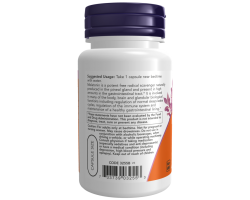 Мелатонин Now Foods Melatonin, 3 мг, 60 капс.-foto3