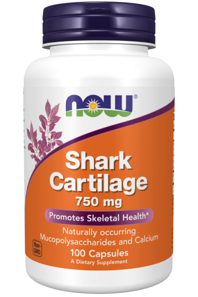 Акулий хрящ Now Foods Shark Cartilage, 100 капс.