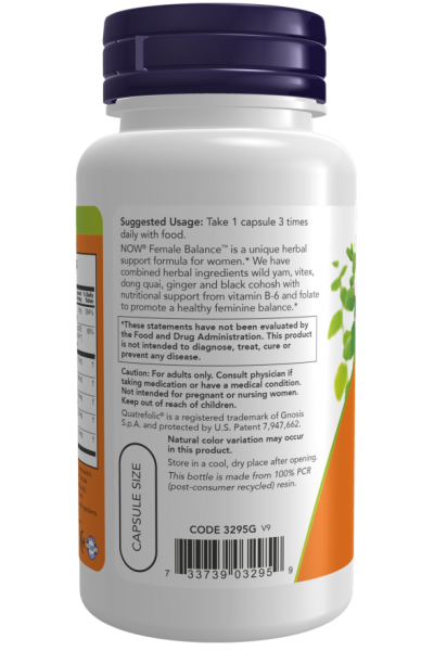 Женский баланс Now Foods Female Balance, 90 капс.