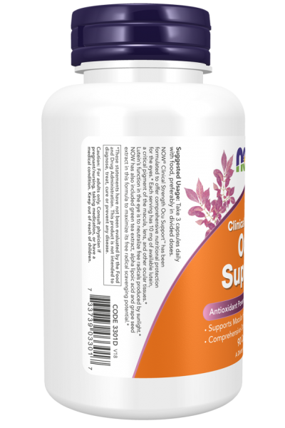 Комплекс для глаз Now Foods Clinical Strength Ocu Support, 90 капс.