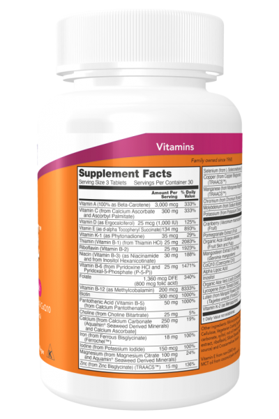 Женский витаминный комплекс Ева Now Foods EVE, 90 таб.