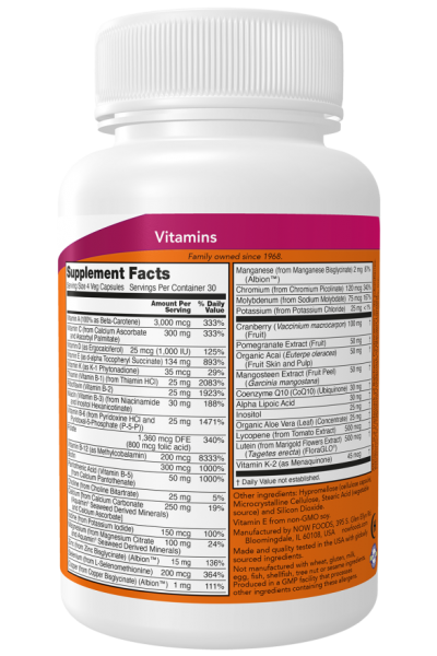 Женский витаминный комплекс Ева Now Foods EVE ,120 капс.