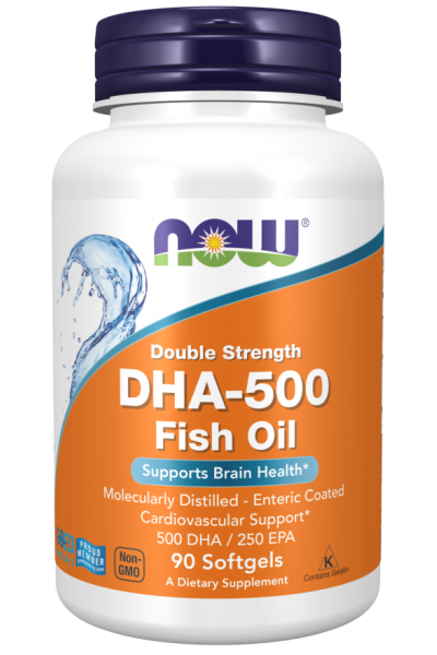 Омега-3 ДГК - 500 Now Foods Omega-3 DHA-500, 90 капс.
