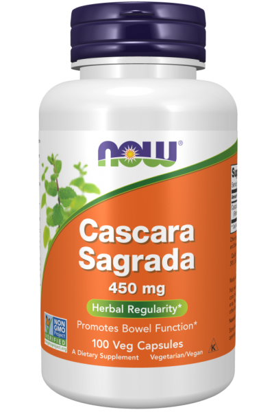 Крушина Now Foods Cascara Sagrada, 100 капс.