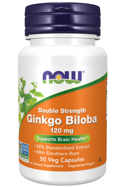 Гинкго Билоба Now Foods Ginkgo Biloba, 50 капс.