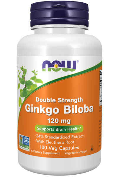 Гинкго Билоба Now Foods Ginkgo Biloba, 100 капс.