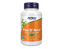 Кора муравьиного дерева Now Foods Pau D'Arco, 100 капс.