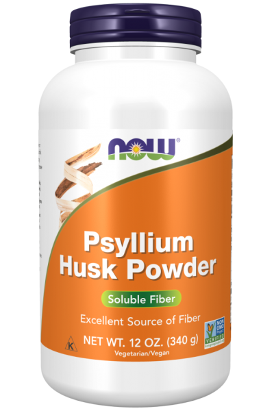 Псиллиум Now Foods Whole Psyllium Husks Powder, 340 гр.