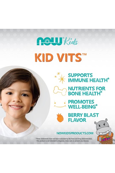 Мультикомплекс для детей Now Foods Kid Vits, 120 табл.